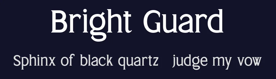 Bright Guard by Neo Type — Serif Font — thumbnail 2