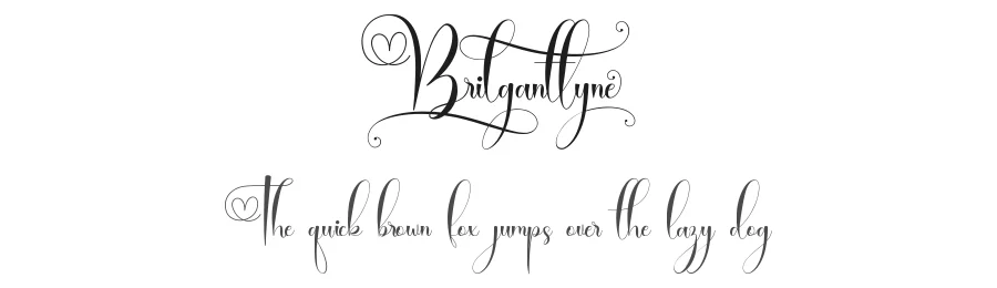 Brilganttyne by Nanda Hardiansyah | Naharstd — Script Handwritten Font