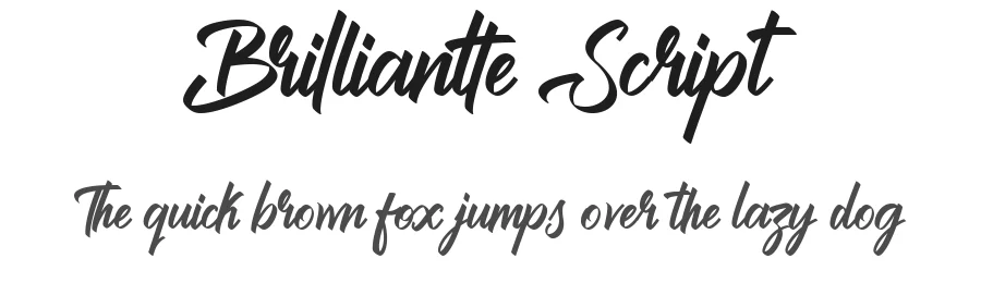 Brilliantte Script — Script Handwritten Font
