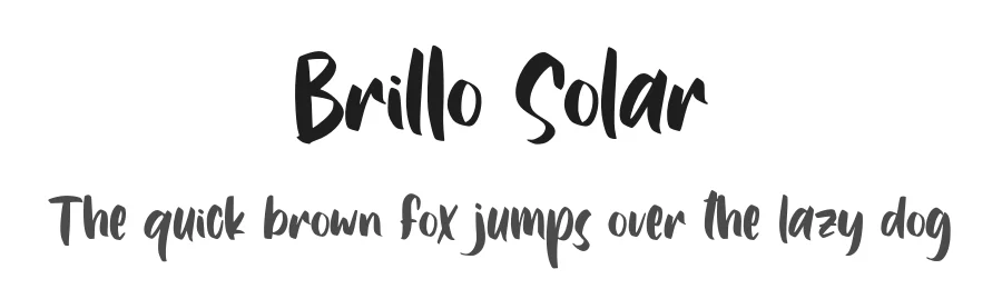 Brillo Solar by Arendxstudio — Script Handwritten Font
