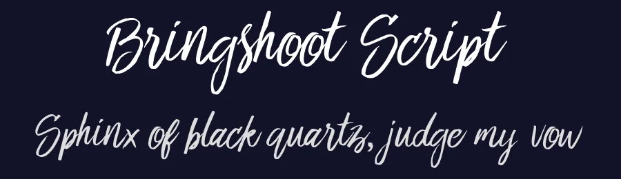 Bringshoot Script by Half Moon Design — Script Handwritten Font — thumbnail 2