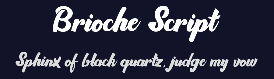 Brioche Script — Script Handwritten Font — thumbnail 2