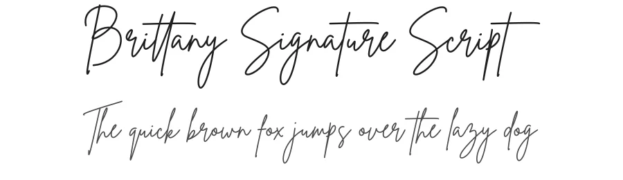 Brittany Signature Script by Rian Rahardi β Script Handwritten Font