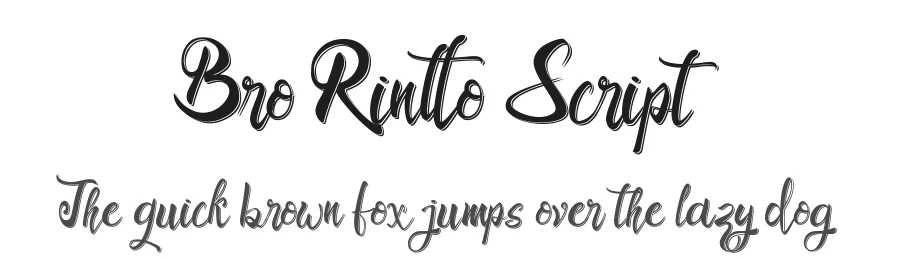 Bro Rintto Script by Arif Dwi — Script Handwritten Font