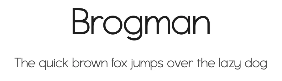 Brogman by Masyafi Studio — Sans Serif Font