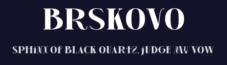Brskovo by Suandana Ipandemade — Serif Font — thumbnail 2