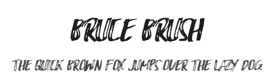 Bruce Brush by Kurnia Setyadi — Script Handwritten Font