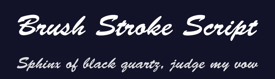Brush Stroke Script — Script Handwritten Font — thumbnail 2