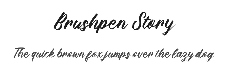 Brushpen Story by Konstantine Studio — Script Handwritten Font