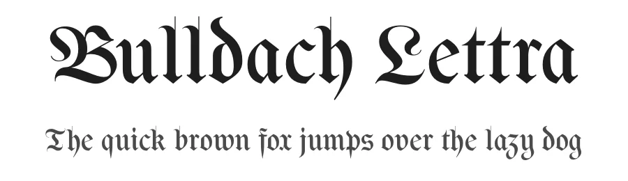 Bulldach Lettra by Jolicia Type Foundry — Display Font