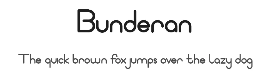 Bunderan by Say Studio — Sans Serif Font