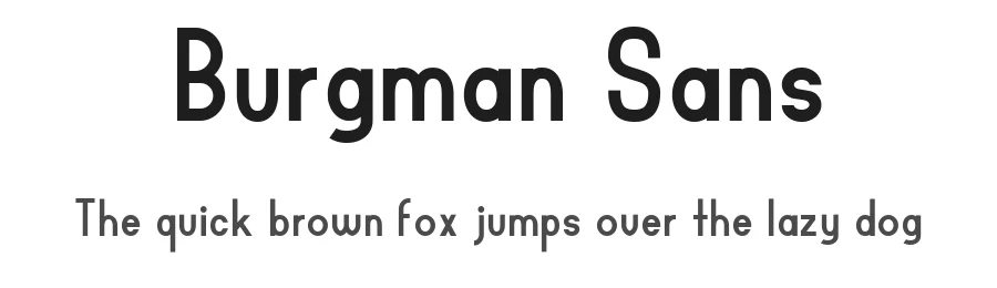 Burgman Sans by Aron Farsang — Sans Serif Font