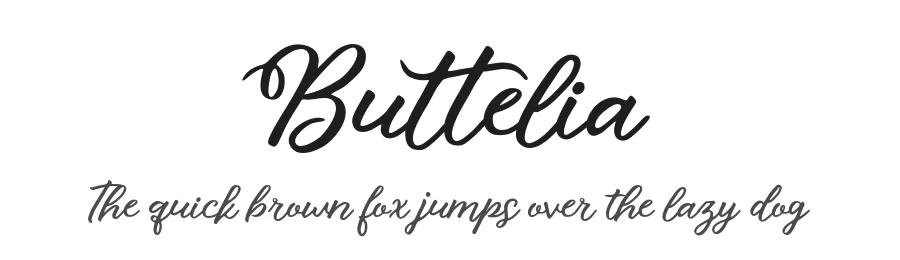 Buttelia by Stripes Studio — Script Handwritten Font