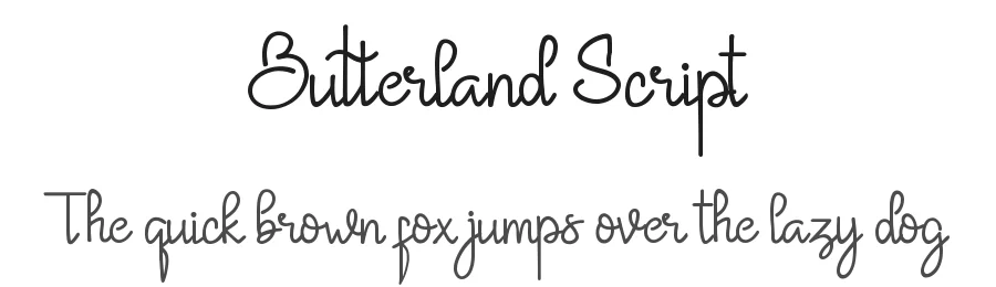 Butterland Script by Subectype. 2018 — Script Handwritten Font