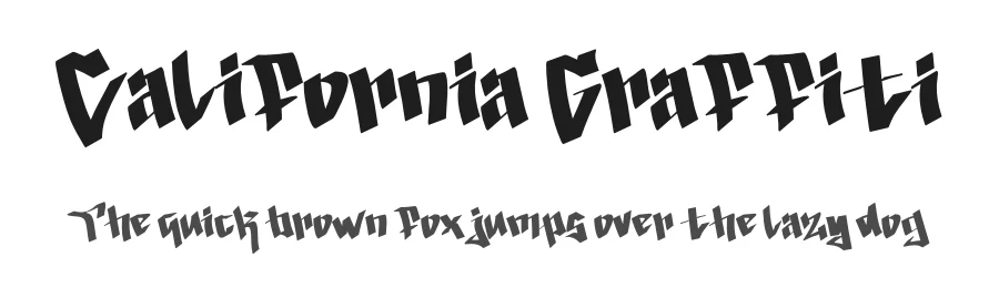 California Graffiti — Script Handwritten Font