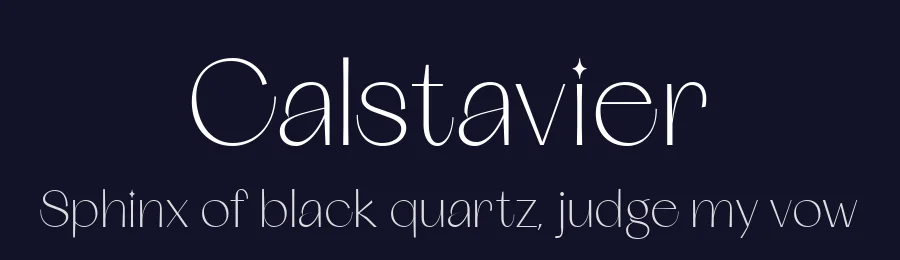Calstavier by Maulana Creative — Sans Serif Font — thumbnail 2