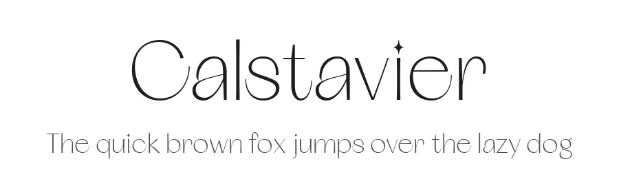 Calstavier by Maulana Creative — Sans Serif Font
