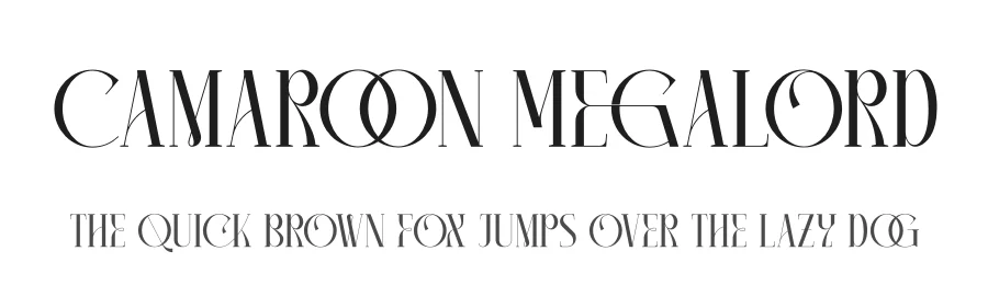 Camaroon Megalord by Heru Utama Putra — Serif Font