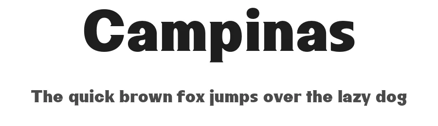 Campinas by Anwar patihan — Serif Font