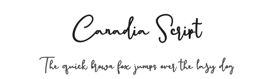 Canadia Script by Rachma — Script Handwritten Font