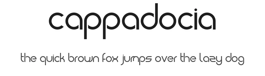 Cappadocia by Mehmet Baytur โ Sans Serif Font