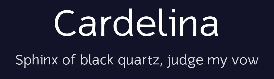 Cardelina by Inés Abad Fau — Sans Serif Font — thumbnail 2