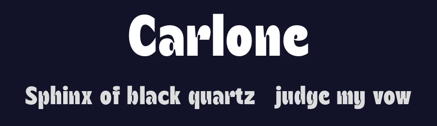 Carlone by Craft Supply Co — Sans Serif Font — thumbnail 2