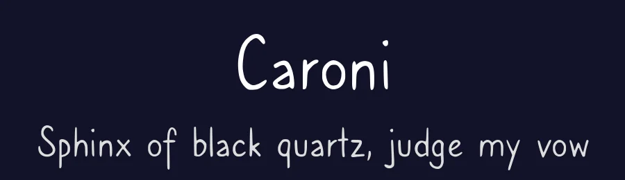 Caroni by franzidraws.com — Script Handwritten Font — thumbnail 2