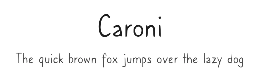Caroni by franzidraws.com — Script Handwritten Font