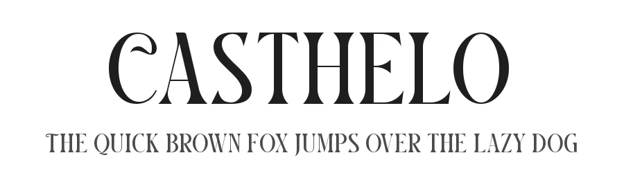 Casthelo by Heru Utama Putra — Serif Font