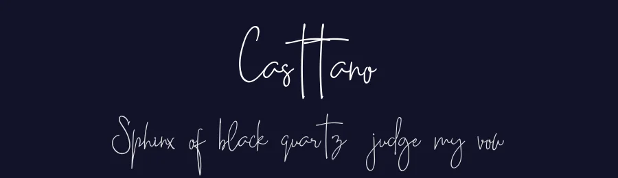 Casttano by Letterbeary — Script Handwritten Font — thumbnail 2