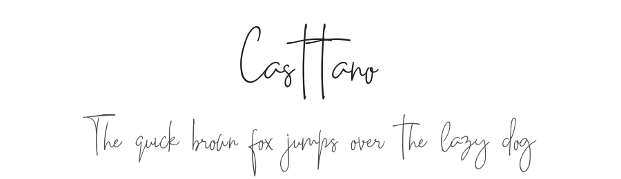 Casttano by Letterbeary — Script Handwritten Font
