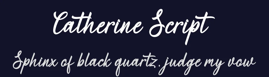 Catherine Script by Amarlettering — Script Handwritten Font — thumbnail 2