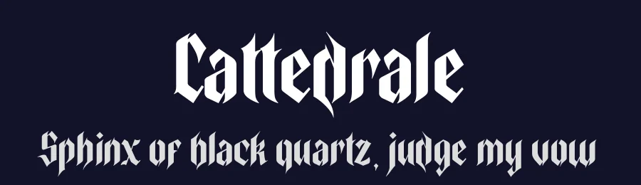 Cattedrale by Kadek Mahardika — Display Font — thumbnail 2