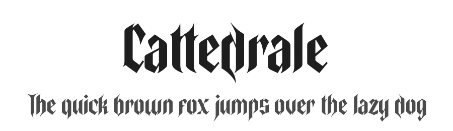 Cattedrale by Kadek Mahardika — Display Font
