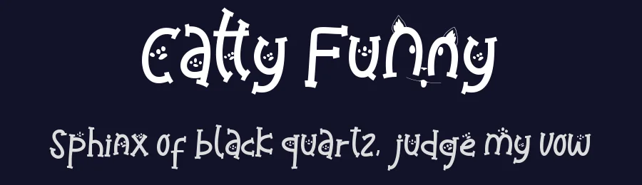 Catty Funny by Yoga Letter 2021 (Isroni Yoga Prasetya) — Script Handwritten Font — thumbnail 2