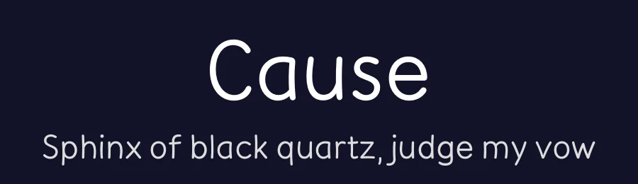 Cause by Saurabh Sharma — Script Handwritten Font — thumbnail 2