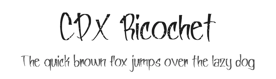 CDX Ricochet by Codecy — Script Handwritten Font