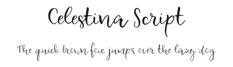 Celestina Script by Antonina Zhulkova — Script Handwritten Font