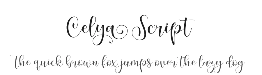 Celya Script by Gilar Studio — Script Handwritten Font