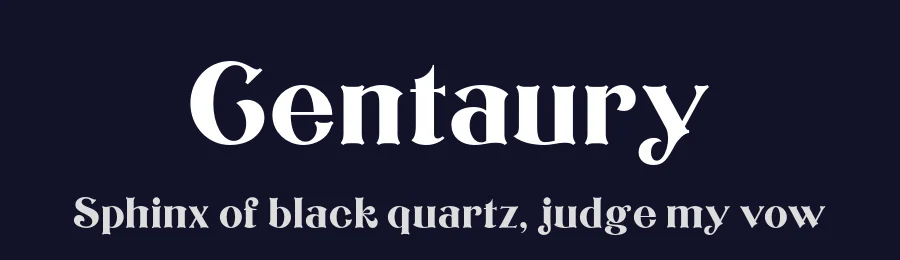 Centaury by Justine Gagnaire — Serif Font — thumbnail 2