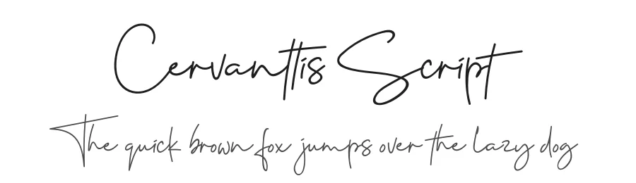 Cervanttis Script by Rian Rahardi — Script Handwritten Font