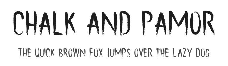 Chalk and Pamor by Kadek Adi Mahardika — Script Handwritten Font