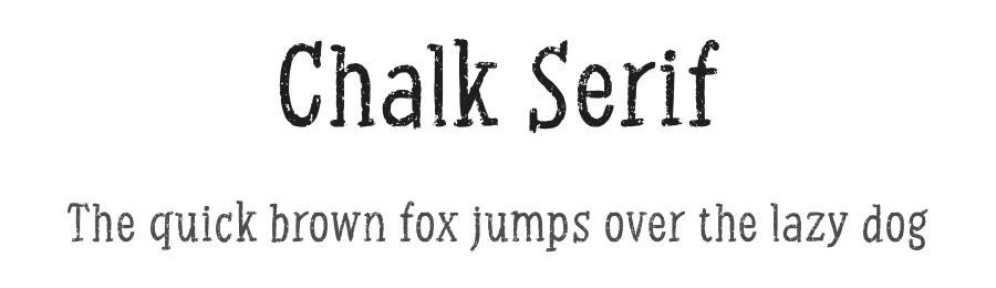 Chalk Serif by Alexey Gorka — Script Handwritten Font