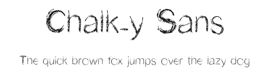 Chalk-y Sans by Stefancu Gabriel — Script Handwritten Font
