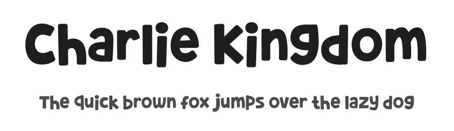 Charlie Kingdom by Sahirul Puguh — Display Font
