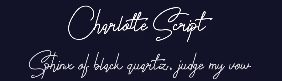 Charlotte Script — Script Handwritten Font — thumbnail 2