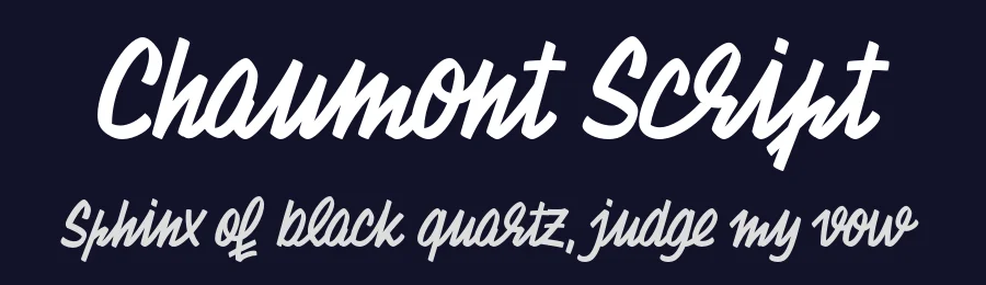 Chaumont Script by Alexandre Bassi — Script Handwritten Font — thumbnail 2