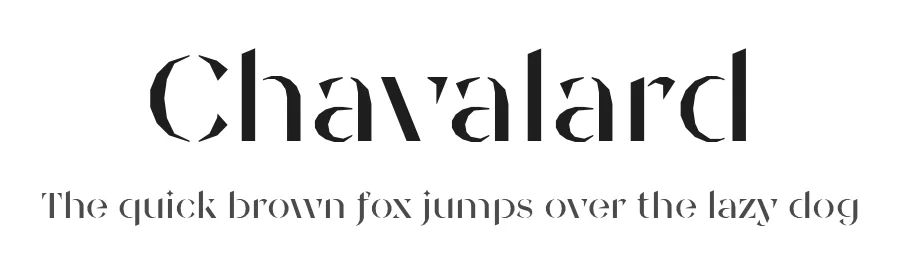 Chavalard by Julieta Ulanovsky — Sans Serif Font