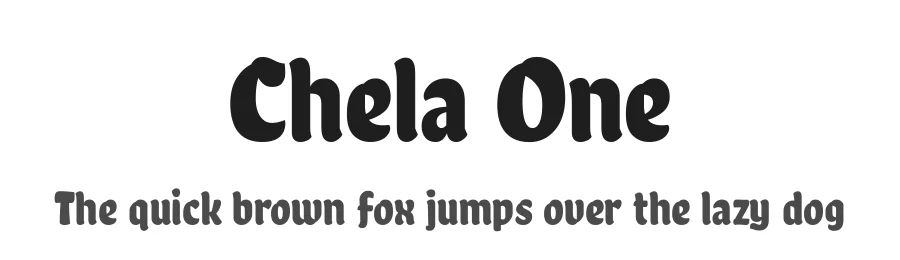 Chela One by Miguel Hernandez — Script Handwritten Font